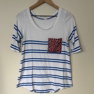 Boatneck Striped Shirt